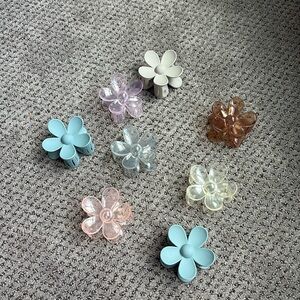 Flower Claw Clips